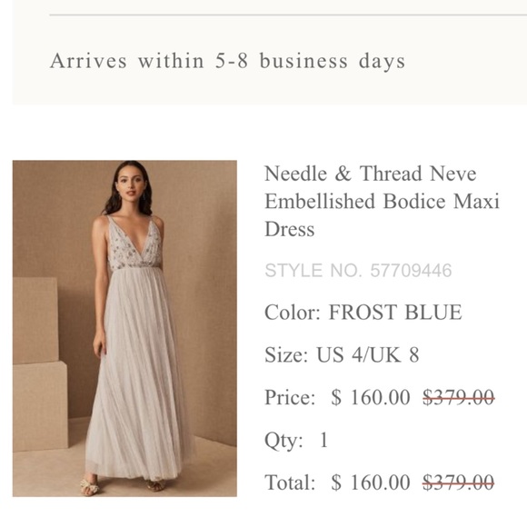 Needle and Thread Neve Embellished Bodice Maxi Dress (Formal) - Picture 8 of 8